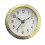 Snooze Alarm Clock Insert Round Gold Trim Arabic Numerals 3 1