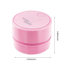 Mini aspirateur de bureau rotatif à 360 alimenté par USB