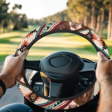 Aztec Tribal Steering Wheel Cover for Golf Cart Universal