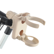 Cup Holder with Phone Mount Adjustable Clamp Silicone Base