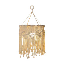 Macrame Lamp Shade Boho Handwoven Pendant Light 65cm