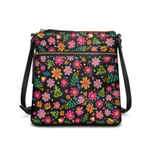 Sac bandoulière mini à imprimé floral pour femme