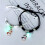 Luminous Cat Star Moon Cross Charm Bracelet Set 2 pcs 1