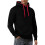 Herren-Kapuzenpullover, schwarz, mit Taschen, Größe XL 1