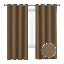 Rideaux occultants de 132 cm de large, isolants thermiques