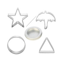 Kit de fabrication de bonbons coréens avec boîte en métal et éléments en acier inoxydable