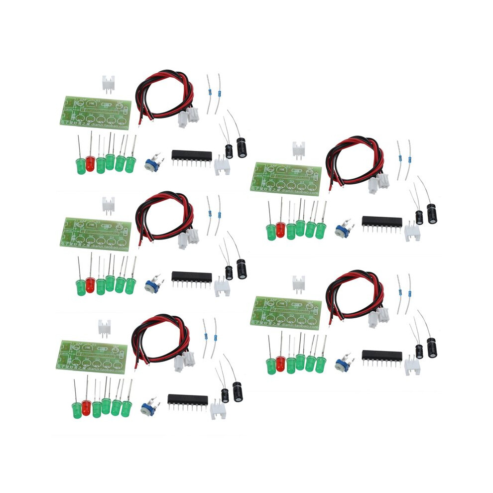 5X Ka2284 Audio Level Meter Level Indicating Suit Led Indicator Diy Kit For 6031101754992