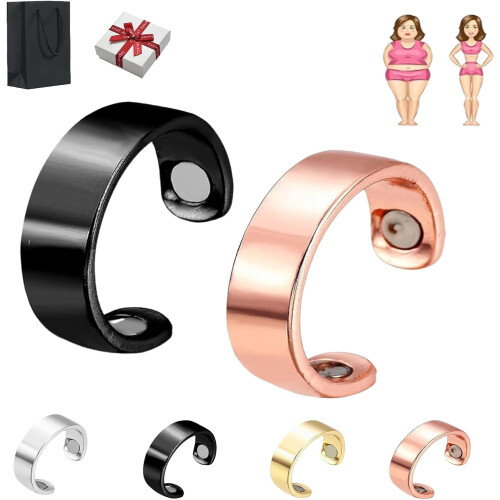 Vayro Magnetisk Wellness Ring til Kvinder og Mænd Justerbar