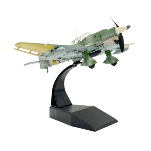 JU-87B flygplansmodell 1: 72 skala med displaybas