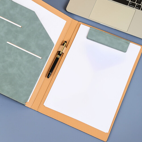 Porte-documents en cuir avec fermeture magnétique (1 pièce)