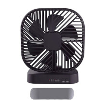 Ventilateur de bureau portable avec base magnétique (1 pièce)