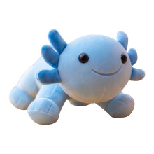 Cuscino di peluche a forma di axolotl, 30 cm