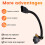 For  Forklift 388/1275/1276/392 Potentiometer Tilt Angle Sensor 3863604700 4