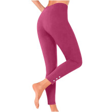 Leggings da donna a vita alta contenitivi, lunghezza 7/8