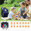 Waterproof Diaper Bag Backpack Black with Changing Pad 4