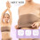 Women's Chocolate Brown Strapless Bandeau Bra Medium 1-Pack 5