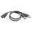 USB 2.0 Y-Splitterkabel (Buchse auf zwei Stecker), 26 cm 1