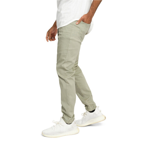 Men's Drop Crotch Stretch Jogger Pants Twill Size 5X 2