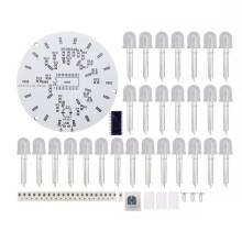 Kit Faro LED A Colori con Controllo Touch, Kit Elettronico DIY, Circuito di Pratica per Saldatura con Controllo Microcontrollore C51