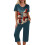 Women's Summer 2-Piece Workout Set Blue XL 1