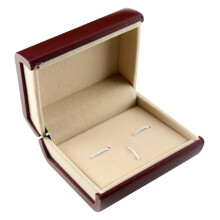 Cufflinks and Tie Bar Storage Box Red