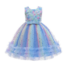 Floral Sleeveless Princess Dress for Toddler Girls 5-6 Years
