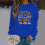 Felpa da donna girocollo a maniche lunghe, casual, pullover 2