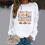 Felpa da donna girocollo a maniche lunghe, casual, pullover 4