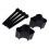 Motorcycle Handlebar Riser Extension Clamp 22mm Black 1