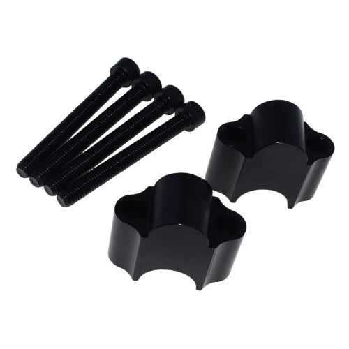 Motorcycle Handlebar Riser Extension Clamp 22mm Black