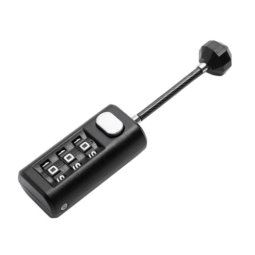 3-Digit Combination Steel Wire Padlock for Luggage