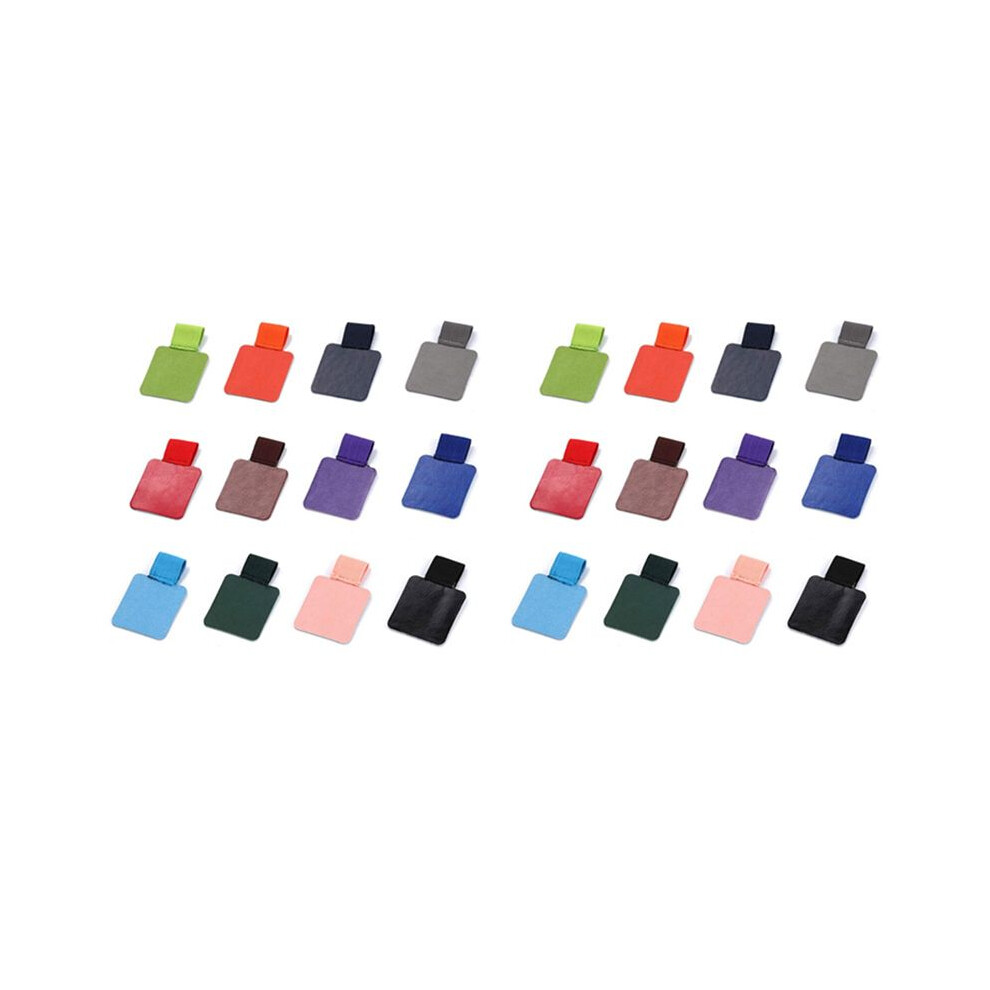 24 Pack Pen Loop Holder, Self-Adhesive Pen Holder Pencil Elastic Loop For Notebooks, Journals, Calendars (Photo Color) 6032884103779