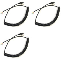 3X Walkie Talkie Microfoonkabel Vervangingskabel K-Plug Microfoonkabel Walkie Talkie Accessoires DIY Universele Walkie Talkie