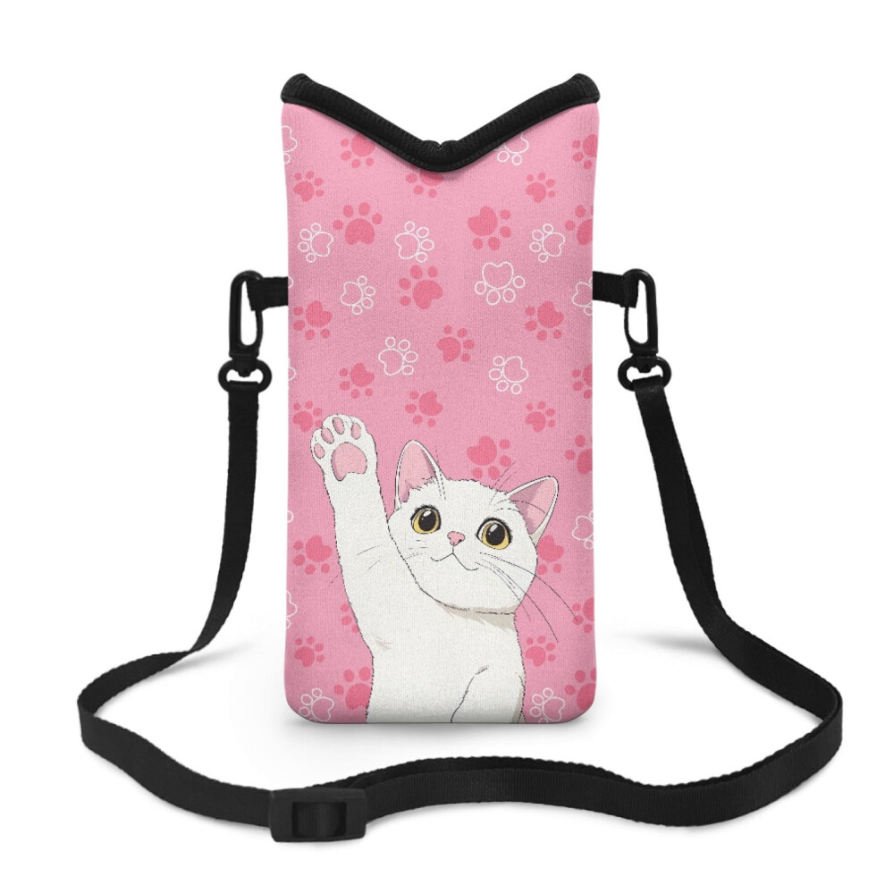 Neoprene Crossbody Phone Bag With Adjustable Strap White 9023022288905