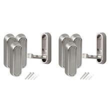 8 Ganchos Plegables para Abrigos, Ganchos de Pared Plegables para Colgar Abrigos, Toallas, Perchas, Sombreros y Mochilas
