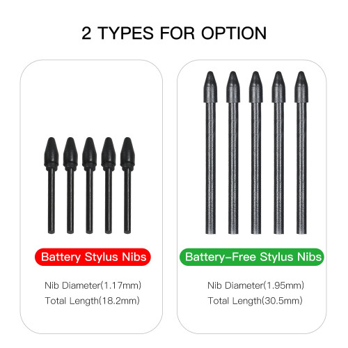 Pinnaco pen nib replacement tips for BOSTO tablet stylus 1