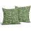 Μαξιλαροθήκες Sage Green Βαμβάκι-Λινό 18x18 ίντσες Συσκευασία των 2 2