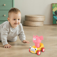Push and Go Toy Car for Babies 0-3 Years, No Battery