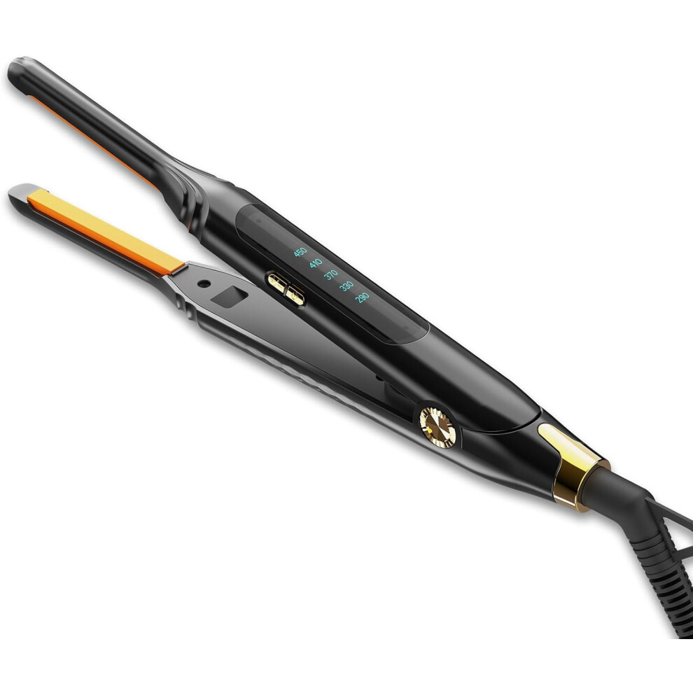Mini 2-in-1 Hair Straightener and Curler Ceramic Plates