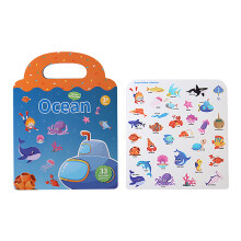 Reusable Sticker Book for Kids Vinyl Stickers 23.5x30.5cm