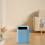 Mini lixeira de mesa sem tampa, design moderno e simples. 1