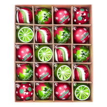 Qocolhg Christmas Ball Ornaments Red Green 20Pcs
