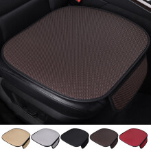 Car Seat Cushion Pad Universal Anti-Slip Breathable Coffee