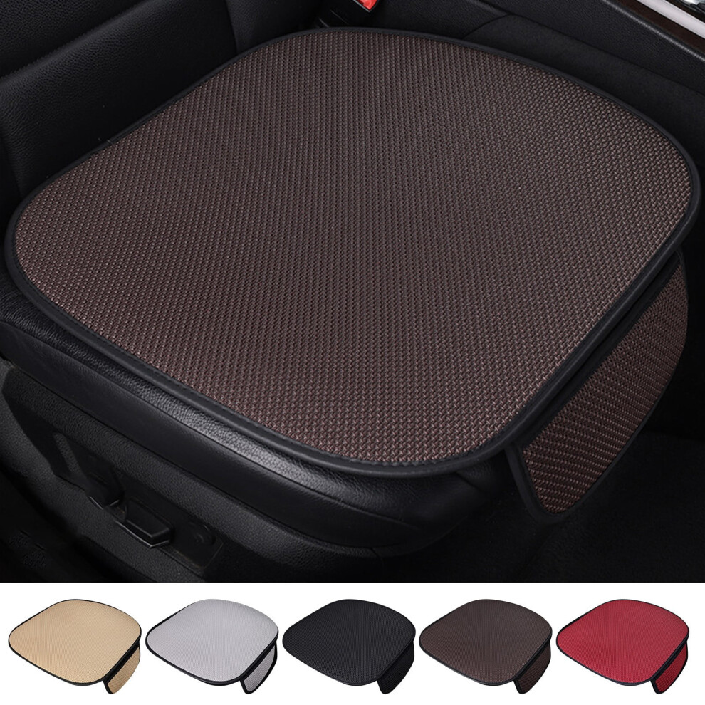 Car Seat Cushion Pad Anti-Slip Breathable Coffee 9178400868184