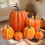 Halloween Græskar Dekorationssæt Efterår 7Pieces 1