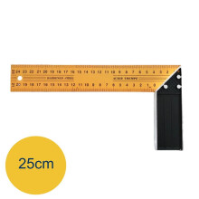 Right Angle Corner Ruler Stainless Steel 250mm