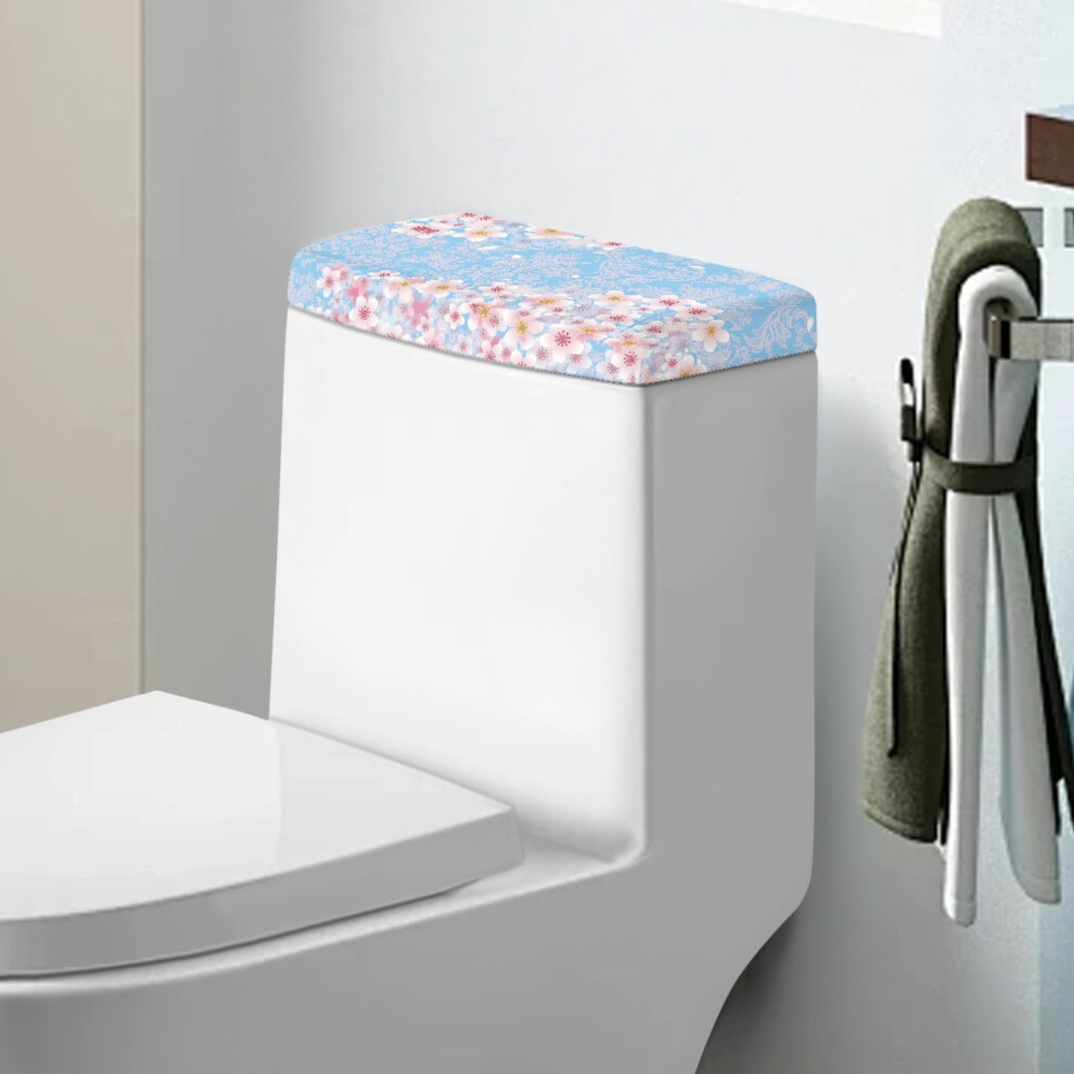 Cherry Blossom Toilet Tank Lid Cover 2 Pcs 902370216305