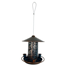 Metal Outdoor Bird Feeder – Iron Hanging, Easy Clean,