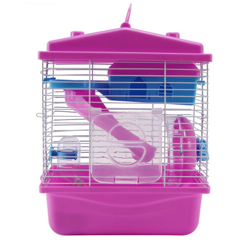 Maisonnette pour hamster avec puits de lumière transparent à double paroi