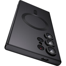 Magnetic Case for Samsung Galaxy S24 Ultra Black Matte TPU